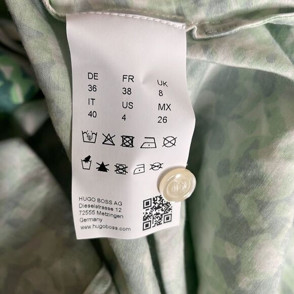 SHIRT DRESS IN COTTON AND SILK WITH FLORAL PRINT - Picture 9 of 14